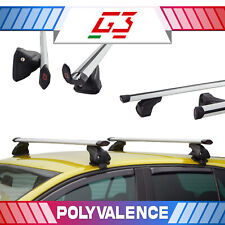 Alu Blanc Barres de toit pour