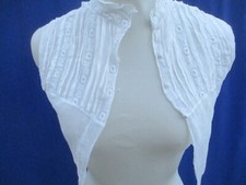 Chemisier N°34 caraco organdi ?? dentelle broderie ancien   accidents