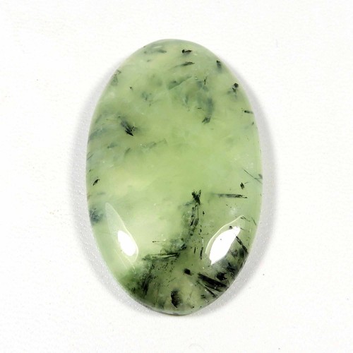 Cabochon rutilé vert - , naturel