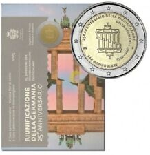 2 € commémorative Saint Marin 2015 Mur de Berlin neuve