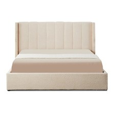 Lit Double Coffre Tissu