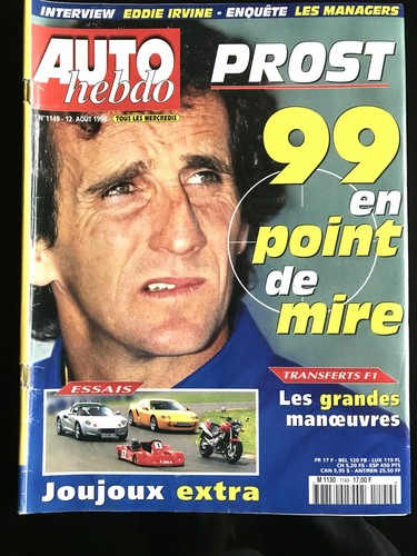 Auto hebdo 1998 prost - auto,