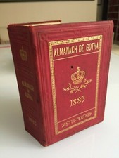 ALMANACH de Gotha 1885