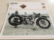 Carte moto New Map BYS 500 1932 collection Atlas motorcycle France