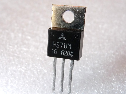 Mitsubishi fs7um mosfet - 1x,
