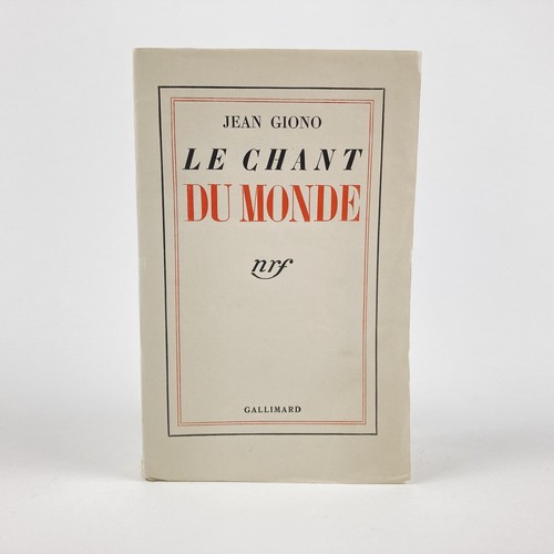 Jean giono chant - giono, monde