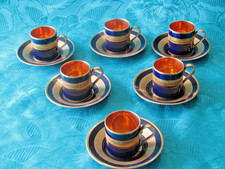 6 tasses a litron porcelaine