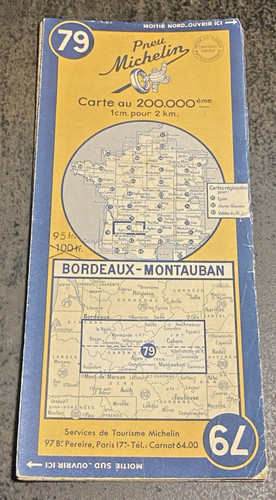 Carte michelin - 79,