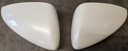 Coques rétroviseur blanc
