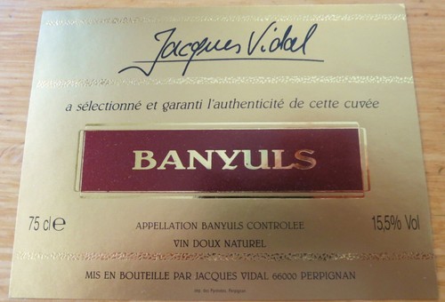 Etiquettes vin france - vin, banyuls