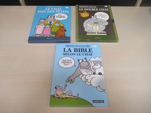 Lot coffrets chat - bd,