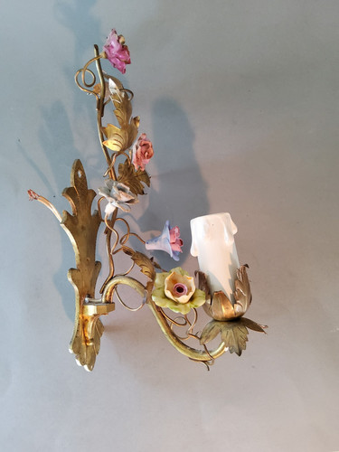 Applique bronze laiton doré