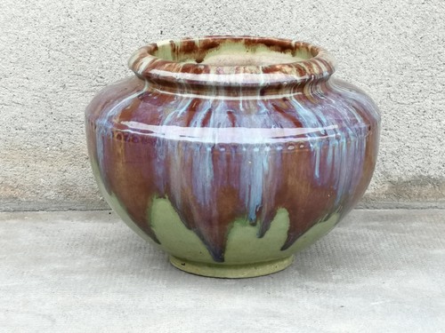 Cache pot céramique flamme - cache,