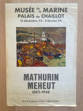 Affiche Mathurin Meheut 1973
