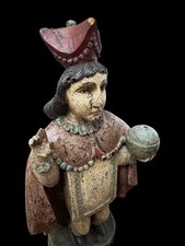 Polychrome bois sculpté