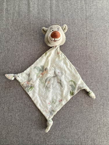 Doudou plat ours baloo gris - doudou,