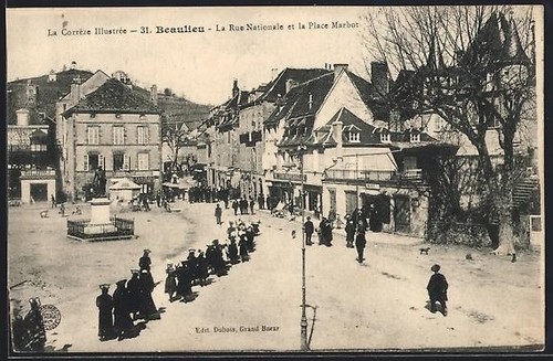 Cpa beaulieu corrèze la rue - cpa,