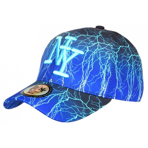 Casquette bleue eclairs - casquette, ny