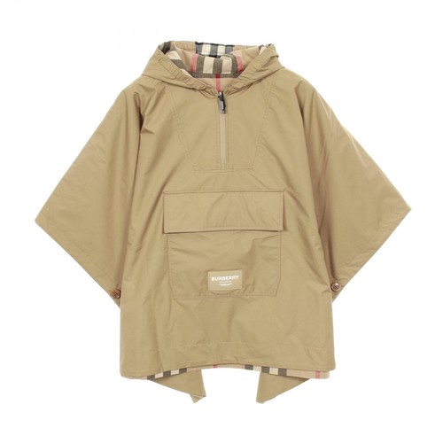 Poncho burberry nylon beige l - poncho,
