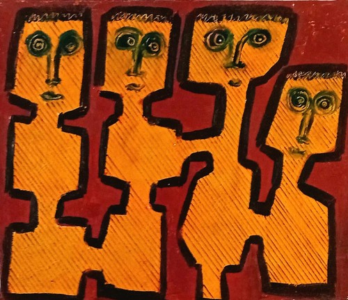 Tableau art brut - tableau,