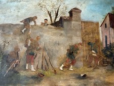 peinture ancienne huile sur