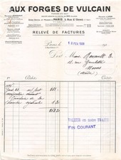1926 AUX FORGES DU VULCAIN A