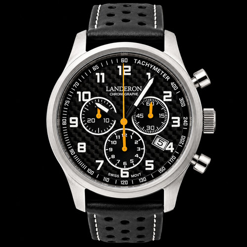 Landeron chronographe acier - chronographe,
