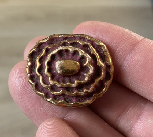 Rare bouton céramique - bouton,