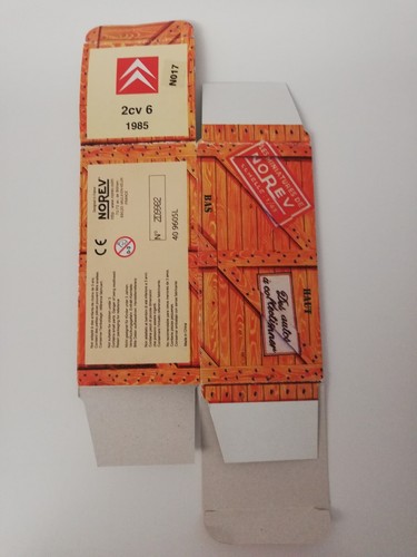 Boite vide carton norev - en,