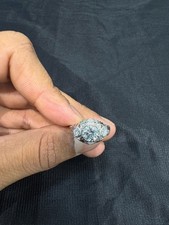 Bague Art Déco En Moissanite