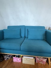 Canapé Deux Places Bleu Pétrole - TIMÉO Maison Du Monde