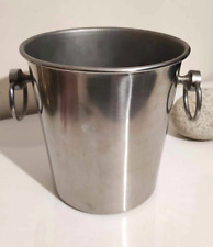 Seau à Champagne ou à Glace Jean Couzon inox 18/10 France vintage