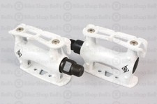 Origin 8 Pédales De Piste BLANCHES Fixes Nouvelles !