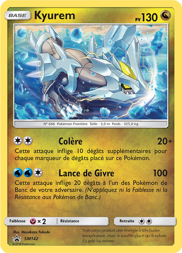 Carte pokémon kyurem sm142 - pokémon,