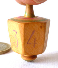 ANCIENNE TOUPIE TOTON EN BOIS