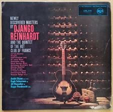 Vinyle 33t LP Django Reinhardt - Newly Discovered Masters (1962 - RCA Victor)