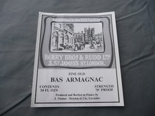 étiquette ancienne bas