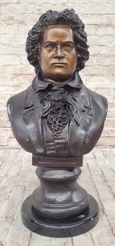 Beethoven bronze buste - buste,