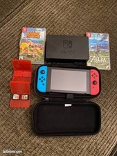Nintendo Switch 32 Go Console avec Paire de Joy-Con - Bleu/Rouge