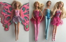 Lot  4 BARBIES  MATTEL