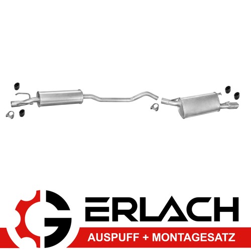 Pot échappement pour opel - pot, d'échappement