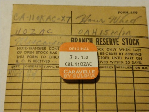 Vintage nos bulova - vintage, caravelle