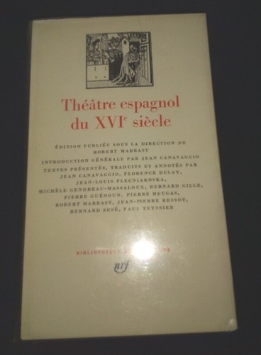 Pléiade théatre espagnol - pléiade,