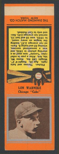 1934 diamond matchbook - diamond, proof