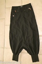 sarouel noir KANABEACH soopanova TAILLE 36 (US 27) NEUF S ÉTIQUETTE valeur 75€