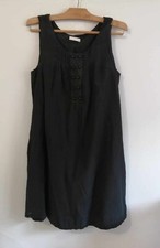 Robe tunique noire coton polyester sans taille doublée T40 Promod (2411068)