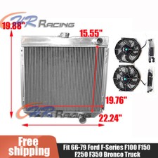 3 Row Aluminum Radiator+Fans