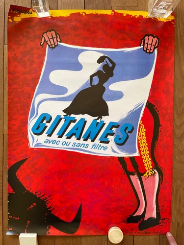 Affiche cigarettes gitanes - affiche,