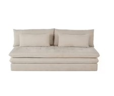 canape convertible maison du monde  3 places Profondeur 90 cm Hauteur 62 cm 