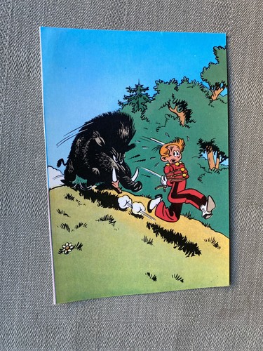 Franquin spirou carte postale - franquin,